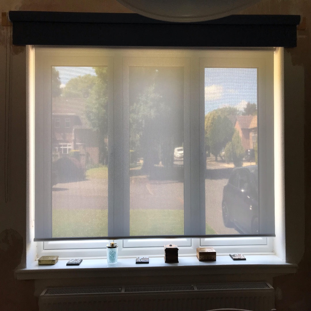 Manual Screen Fabric Solar Blinds