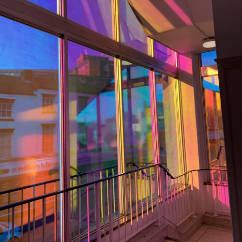 Coloured window film