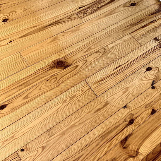 Faded wooden floor