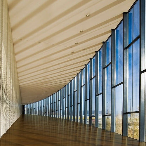 Modern hallway in commercial building
