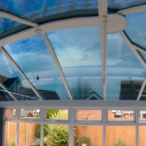 Conservatory with window film