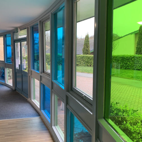 Coloured window film