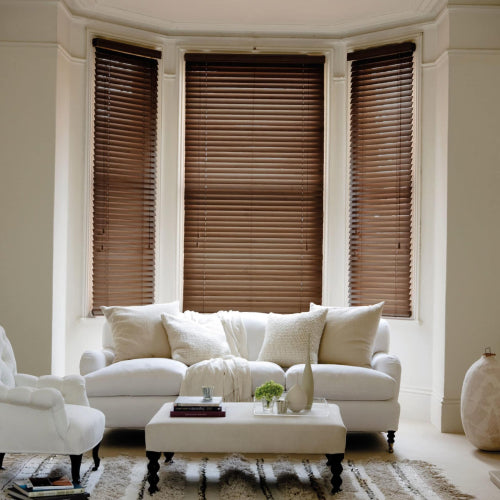 Window blinds in sitting room