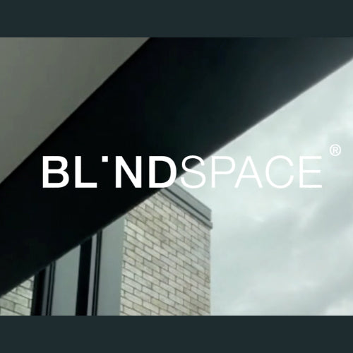 Window with Blindspace logo